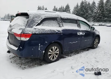2017 Honda Odyssey Se z USA, uszkodzony, nr VIN 5FNRL5H37HB022052